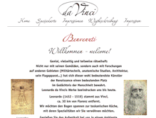 Tablet Screenshot of davinci-ristorante.de