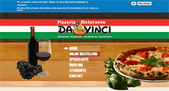 Desktop Screenshot of davinci-ristorante.at