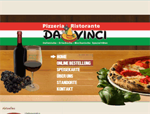 Tablet Screenshot of davinci-ristorante.at